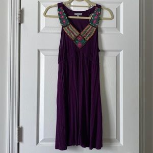 Delia’s purple beaded dress. Size small.